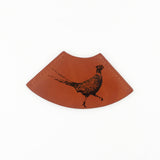 Selbrae House Pheasant Leather Corner Bookmark