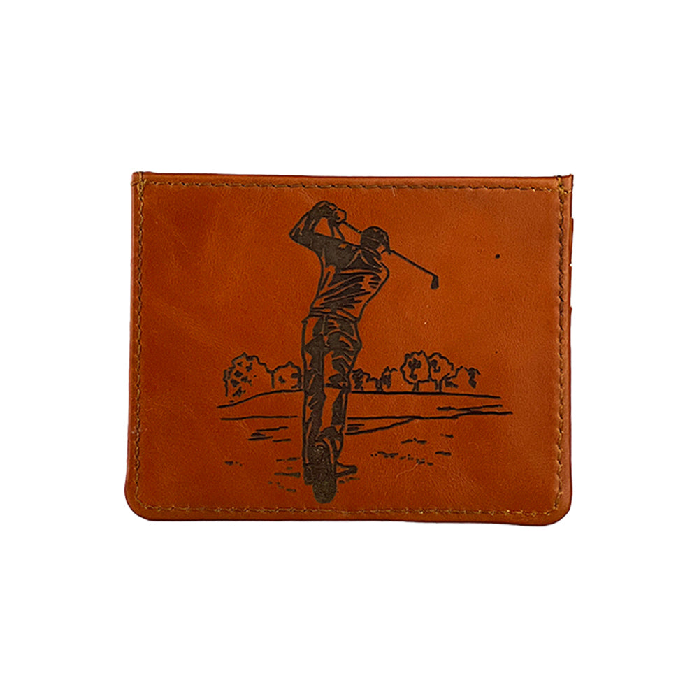 Selbrae House Golf Leather Card Wallet