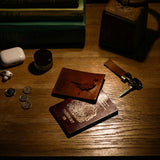 Selbrae House Pheasant Leather Card Wallet