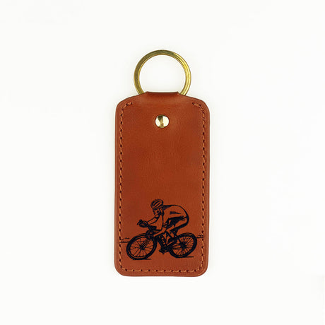 Selbrae House Cycling Leather Keyring