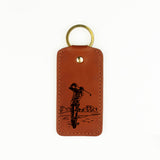Selbrae House Golf Leather Keyring
