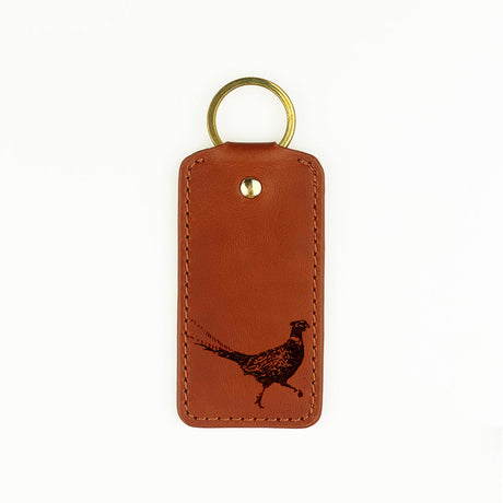 Selbrae House Pheasant Leather Keyring