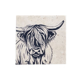 Highland Cow Selbrae House Single Stone Coaster