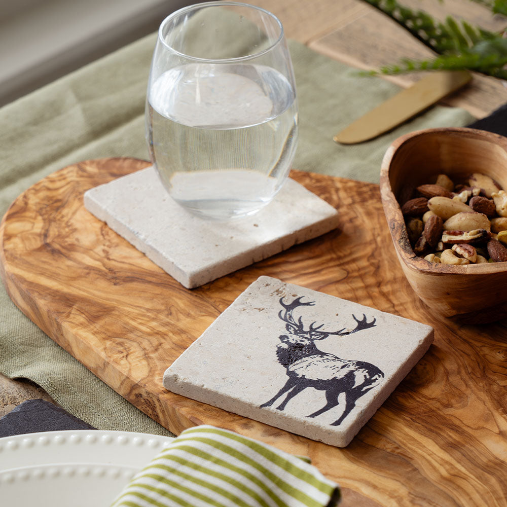 Stag Selbrae House Single Stone Coaster
