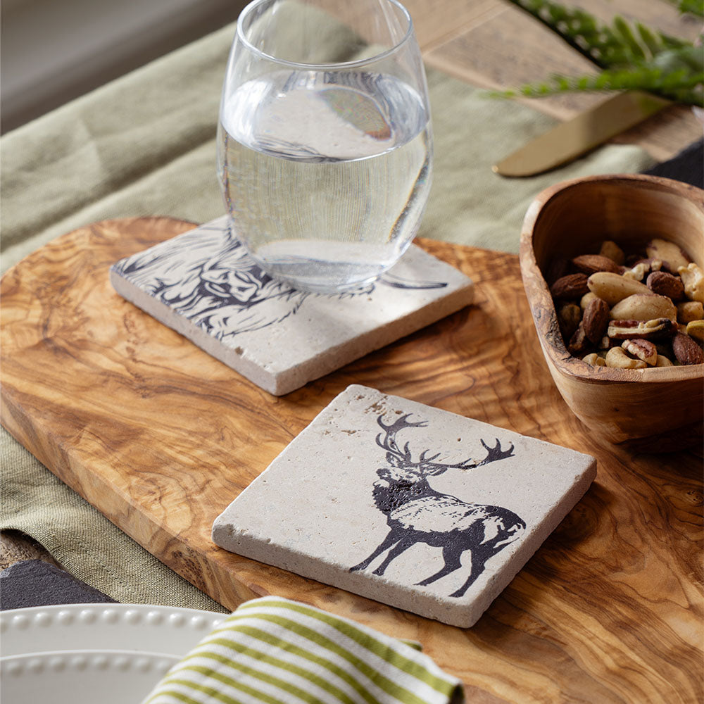 Stag Selbrae House Single Stone Coaster
