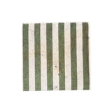 Selbrae House Green Stripe Single Stone Coaster