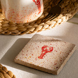 Selbrae House Red Lobster Single Stone Coaster