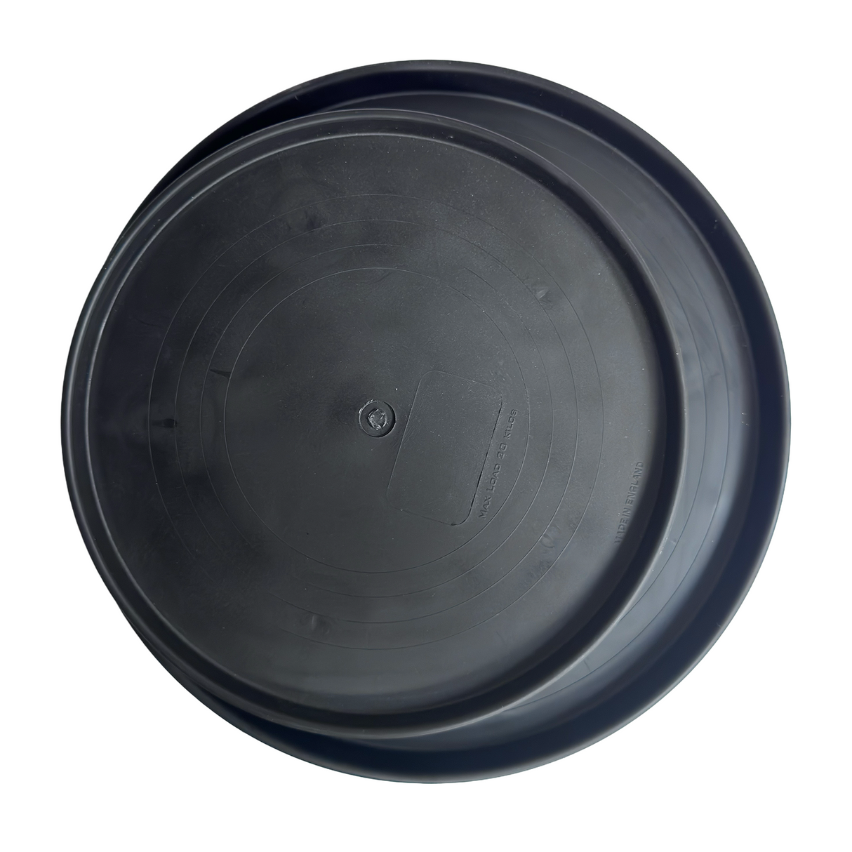 Etree Patio Pot Trolley Set of 2 Black – Medium 30cm & Large 38cm