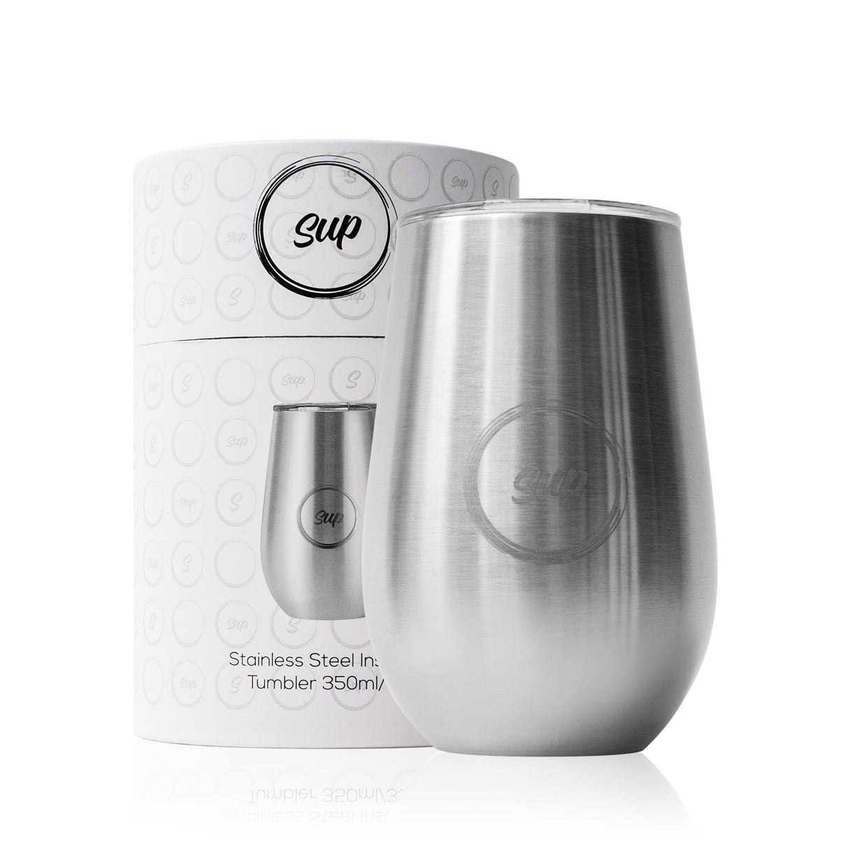 Sup drinkware Insulated Wine Tumbler Twin Pack Stainless Steel