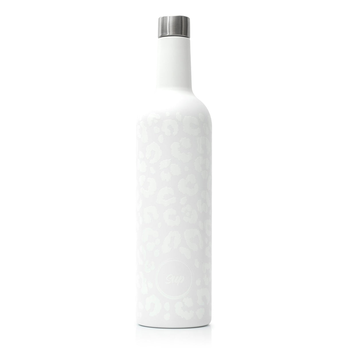 Sup drinkware Insulated Wine Bottle Snow Leopard