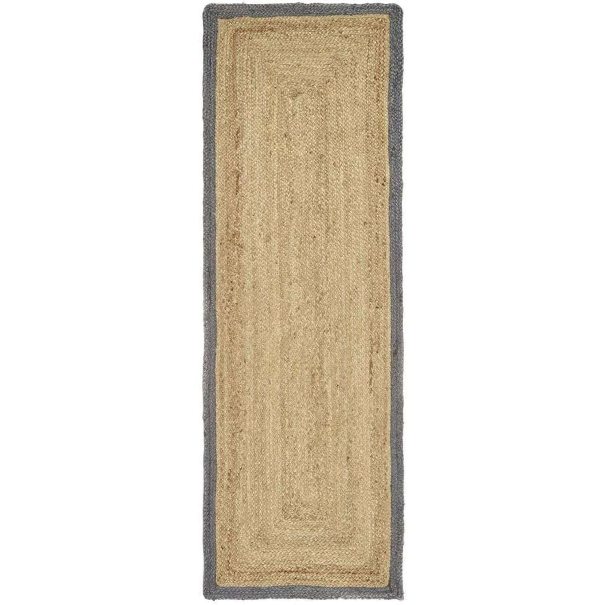 Bordered Grey Jute | The Rugs