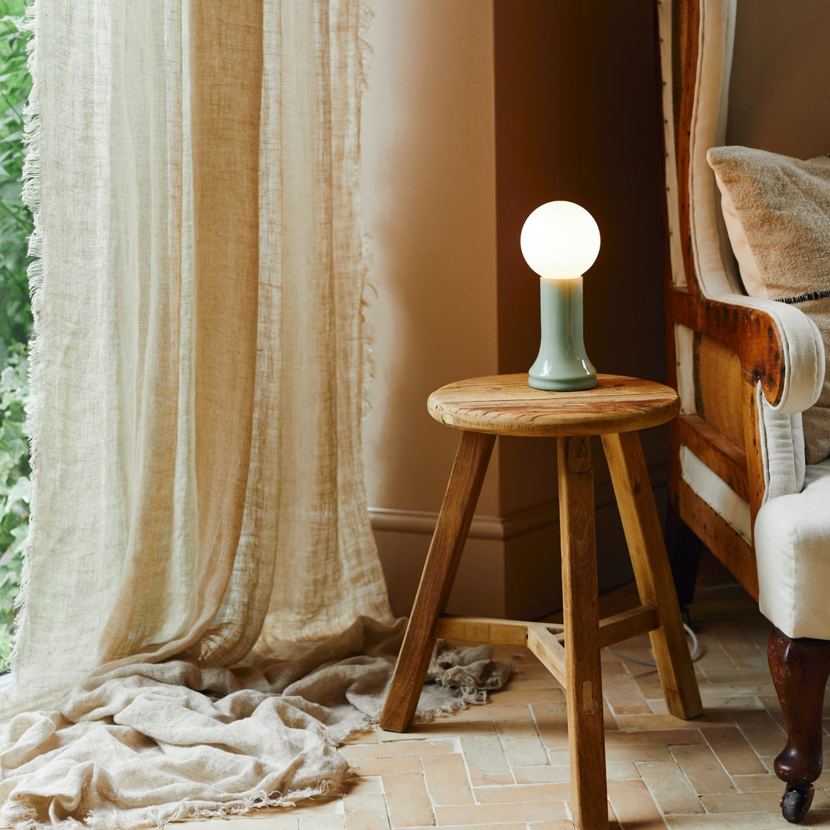 Tala Shore Table Lamp in Sea Green
