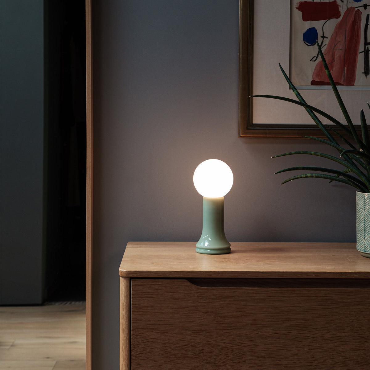 Tala Shore Table Lamp in Sea Green - Set of 2