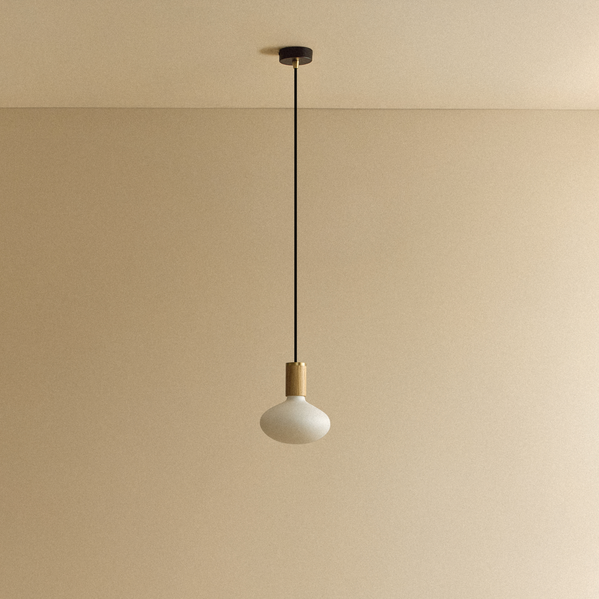 Tala Oval Pendant Light in Oak