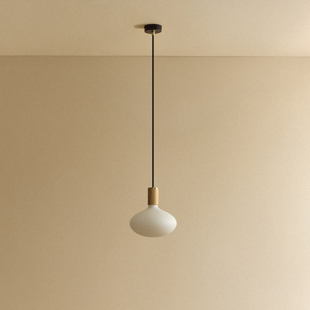 Tala Oval II Pendant Light in Oak