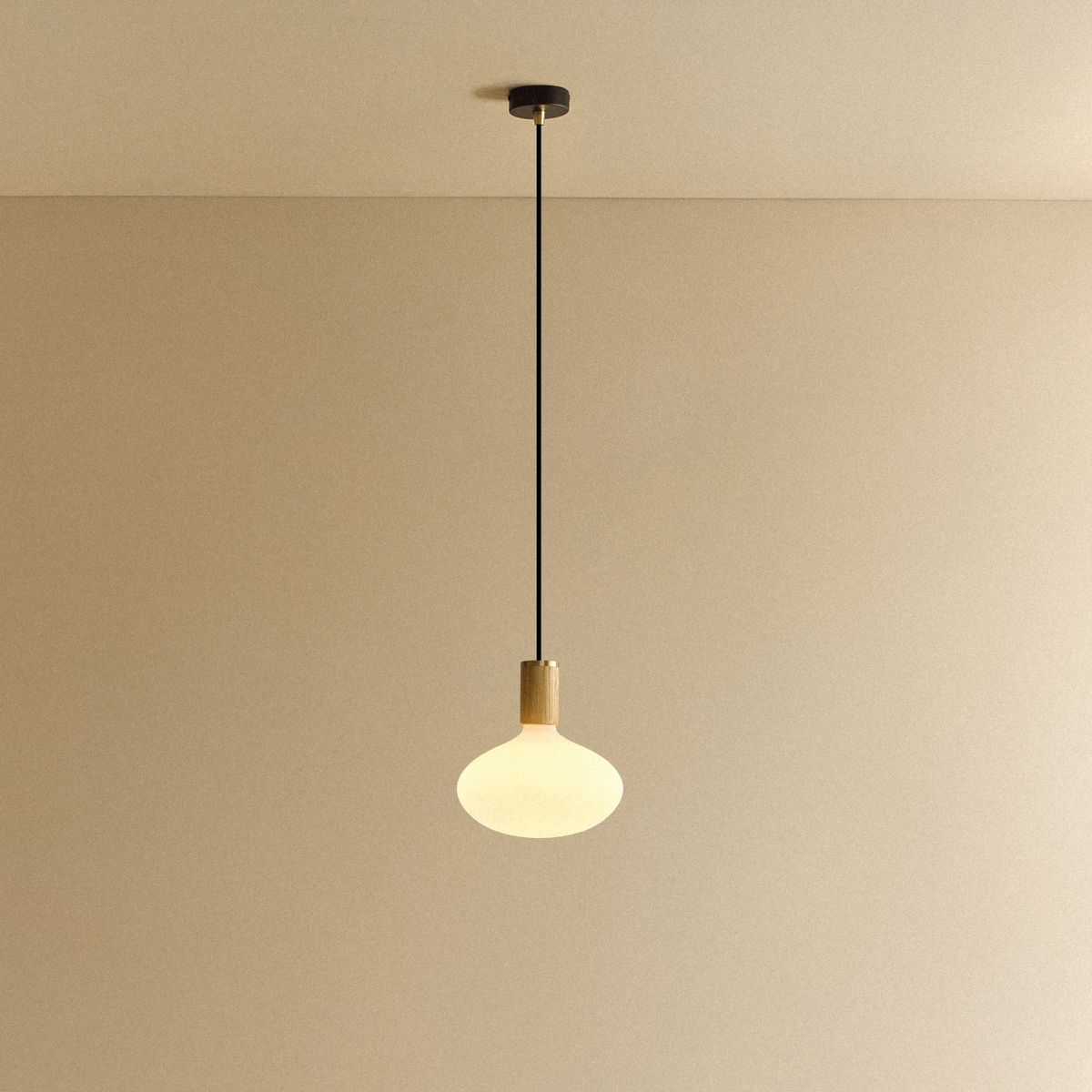 Tala Oval II Pendant Light in Oak