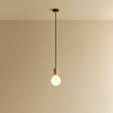 Tala Porcelain III Pendant Light in Oak