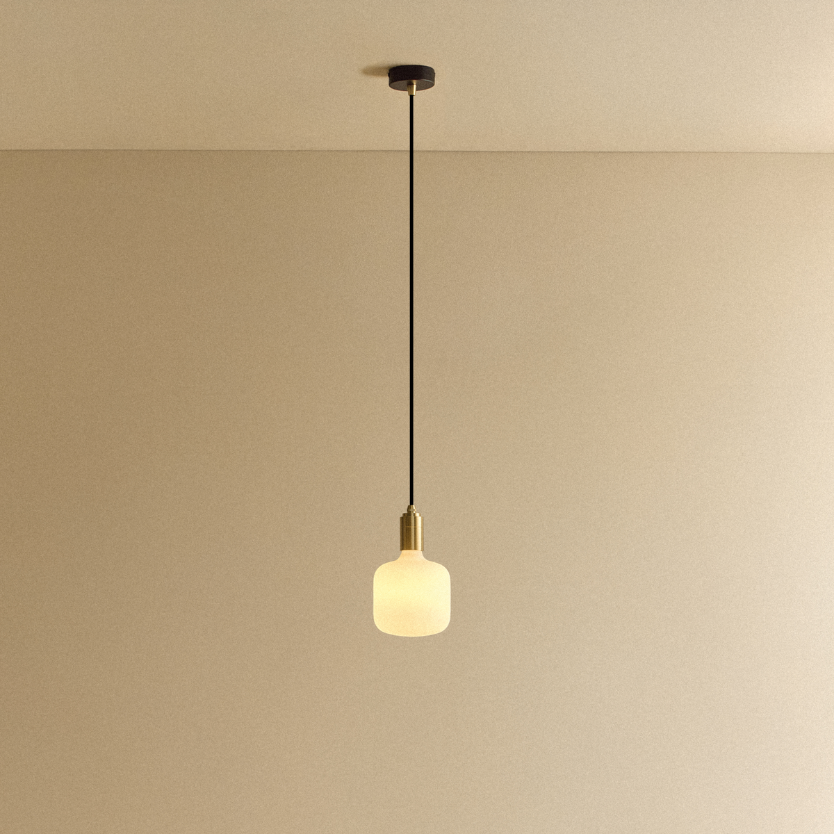 Tala Oblo Pendant Light in Brass