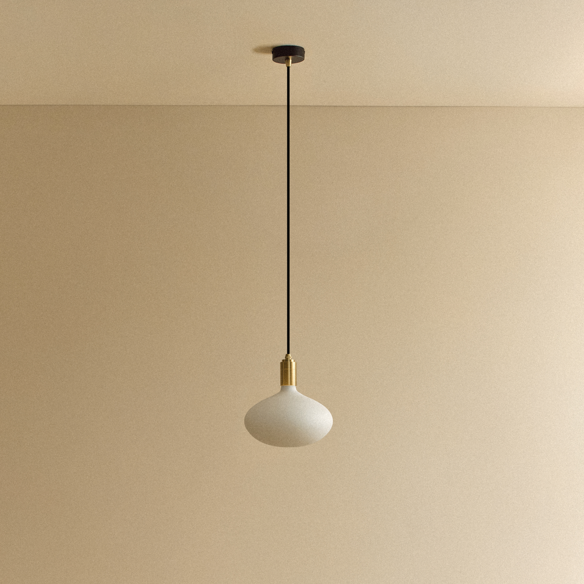 Tala Oval II Pendant Light in Brass