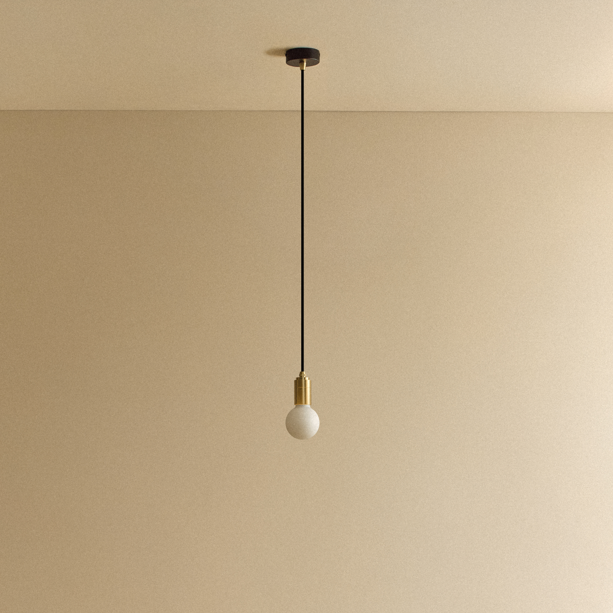 Tala Sphere II Pendant Light in Brass