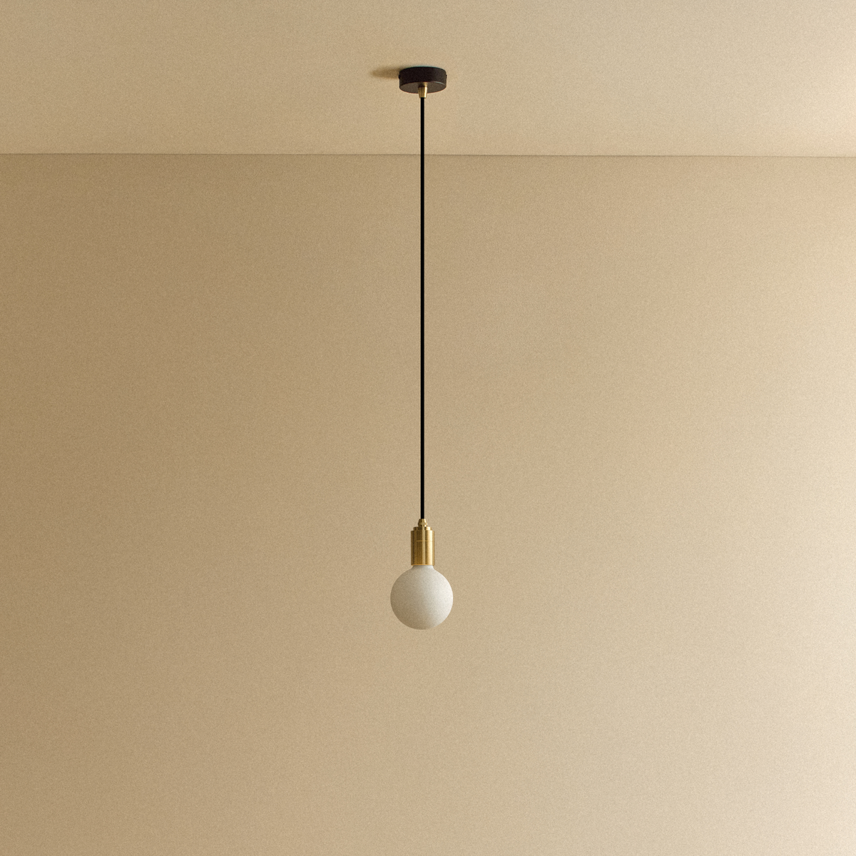 Tala Sphere III Pendant Light in Brass