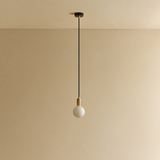 Tala Sphere III Pendant Light in Brass
