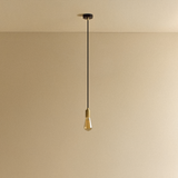 Tala Squirrel Cage Pendant Light in Brass