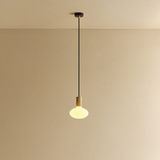 Tala Oval Dim to Warm Pendant Light - Oak