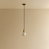 Tala Sphere III Pendant Light in Oak