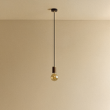 Tala Elva Pendant Light in Tinted Walnut