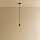 Tala Elva Pendant Light in Tinted Walnut