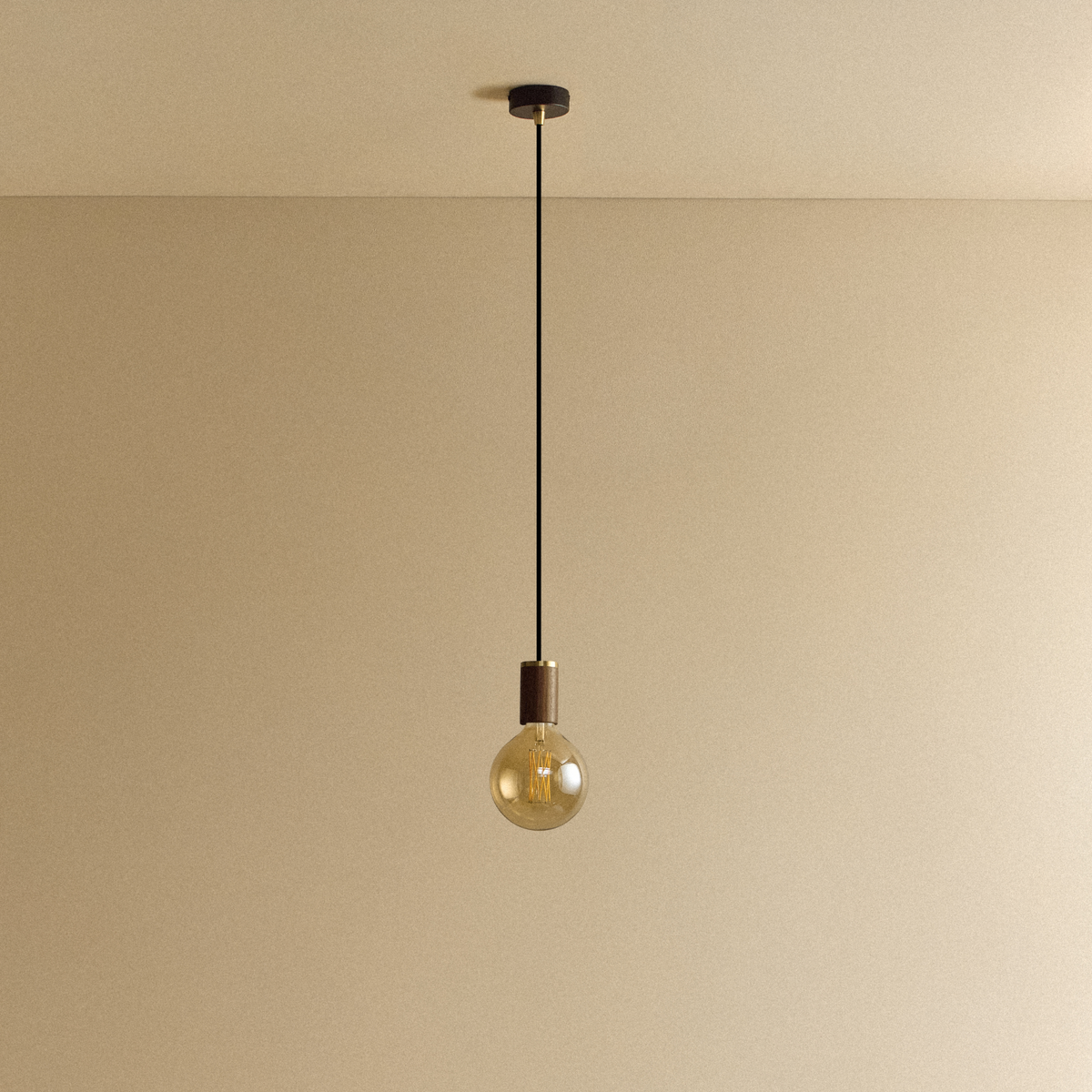 Tala Gaia Pendant Light in Walnut
