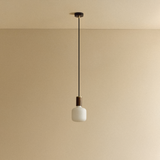 Tala Oblo Pendant Light in Walnut