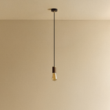 Tala Squirrel Cage Pendant Light in Walnut