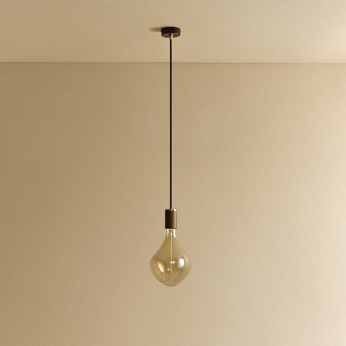 Tala Voronoi II Pendant Light in Walnut