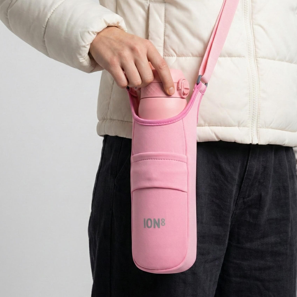 ION8 Lightweight, Sling Bottle Bag, Pink