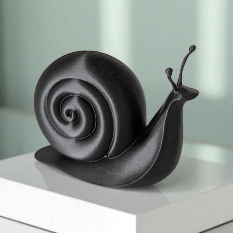 Filamora Studios Minimalist Snail Sculpture