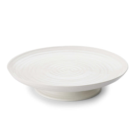 Portmeirion Sophie Conran Single Tier Porcelain Cake Stand, White