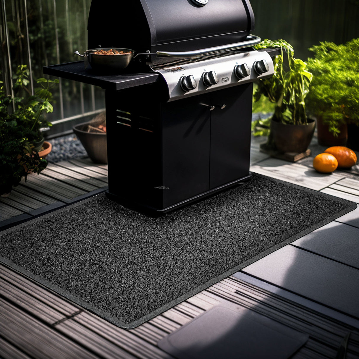 Nicoman Spaghetti BBQ Floor Protection Mat - 120cm x 80cm