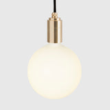 Tala Linear Triple Pendant Light in Brass with Sphere IV