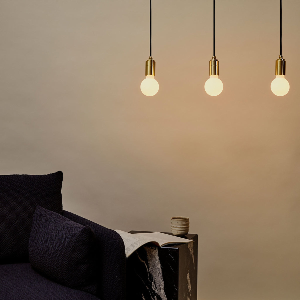Tala Sphere II Pendant Light in Walnut