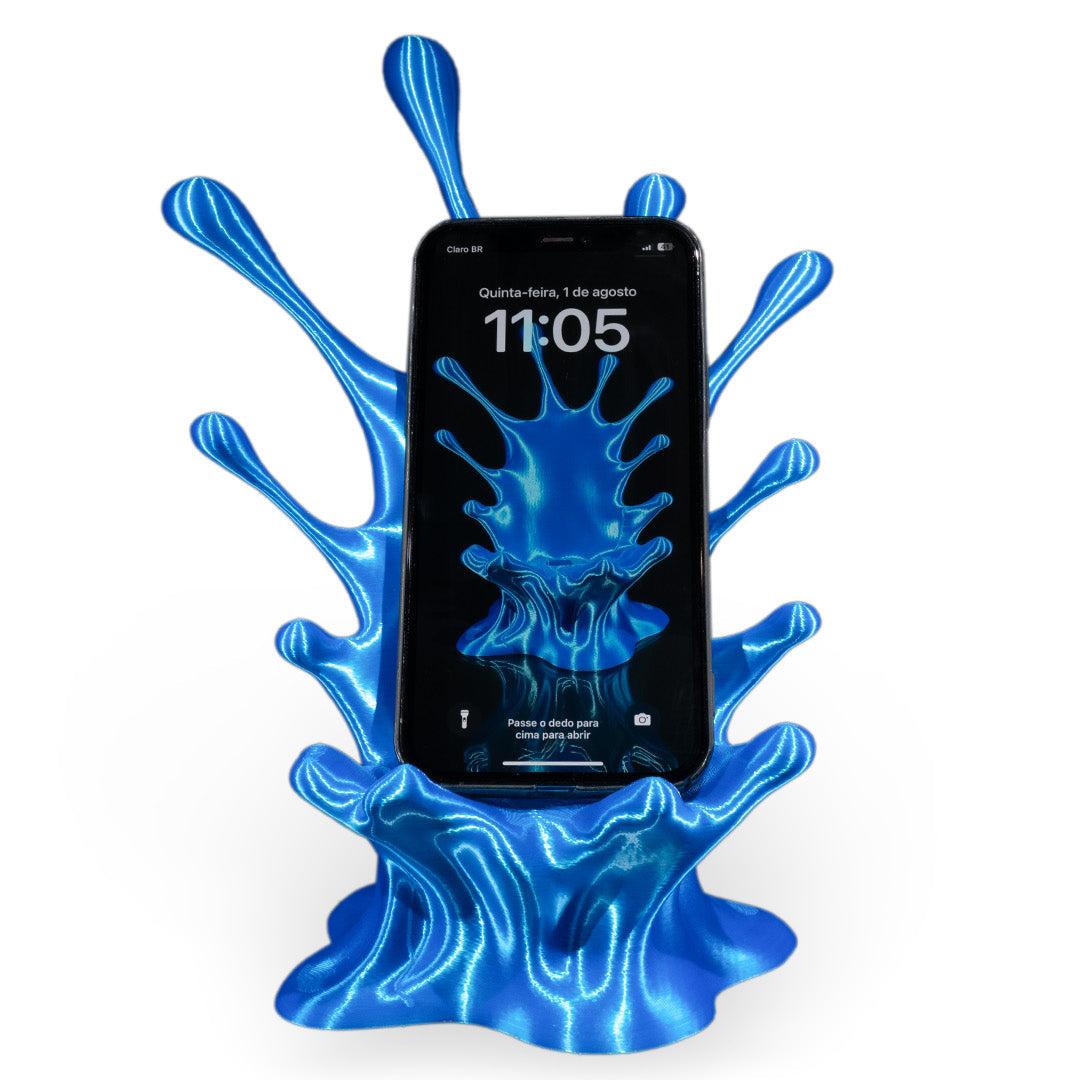 Filamora Studio Water Splash Phone Holder Organiser with Cable Management