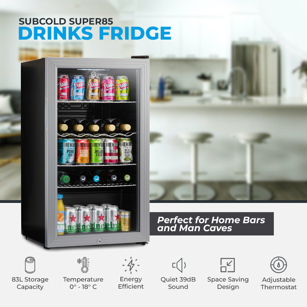 Subcold Super85 LED Beer Fridge | 83L