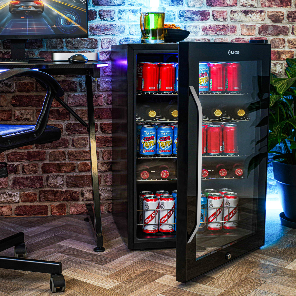 Subcold Ace130 LED Touch Control Beer Fridge | 128L