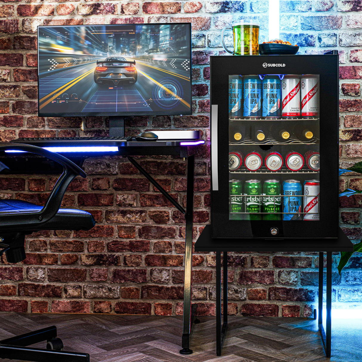 Subcold Ace65 LED Touch Control Beer Fridge | 62L
