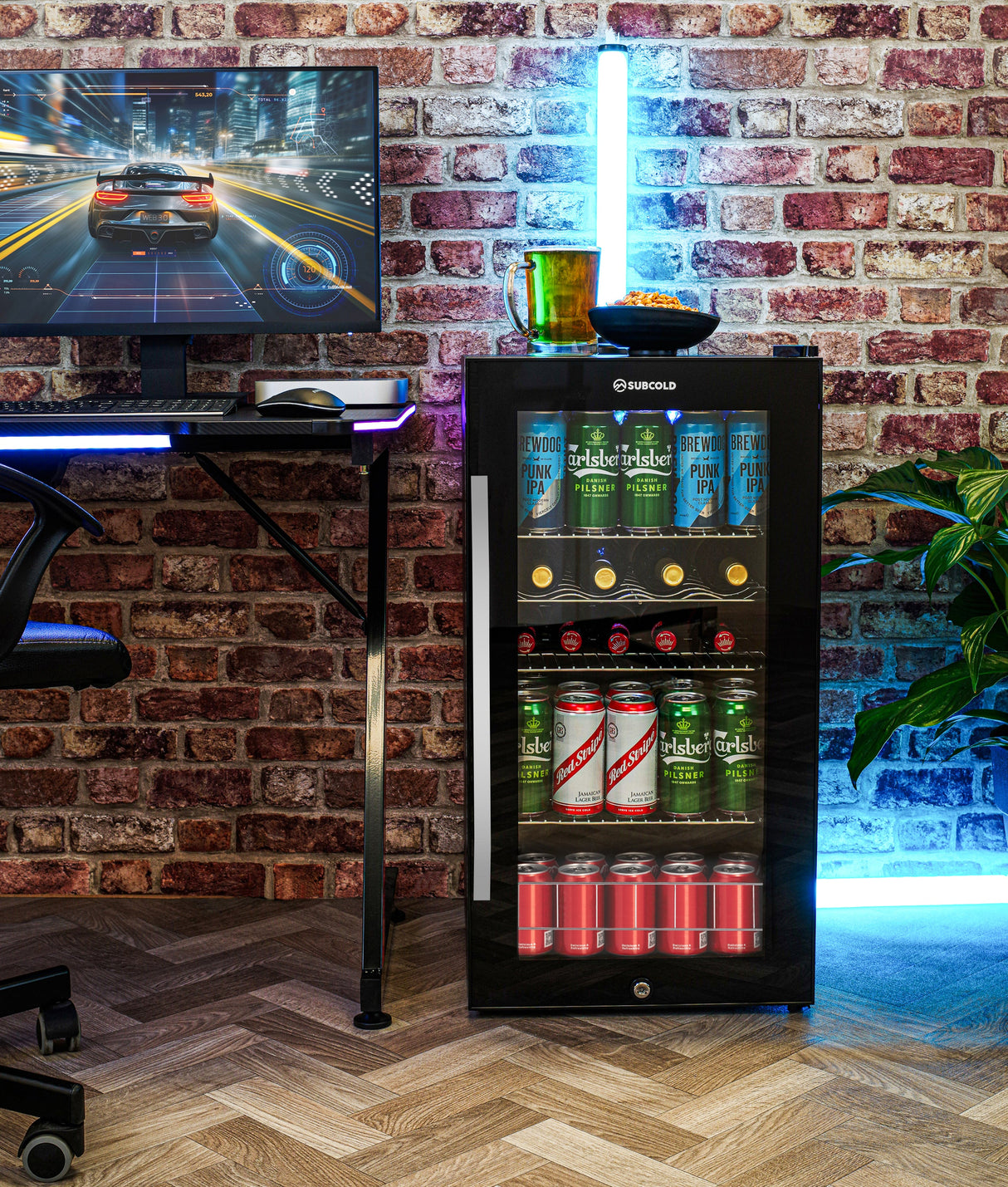 Subcold Ace90 LED Touch Control Beer Fridge | 88L