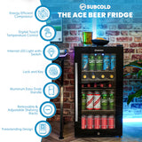 Subcold Ace90 LED Touch Control Beer Fridge | 88L
