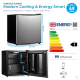 Subcold Cave50 Solid Door Beer Fridge | 45L