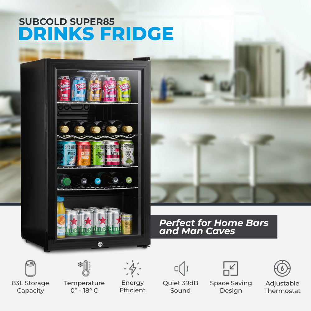Subcold Super85 LED Beer Fridge | 83L