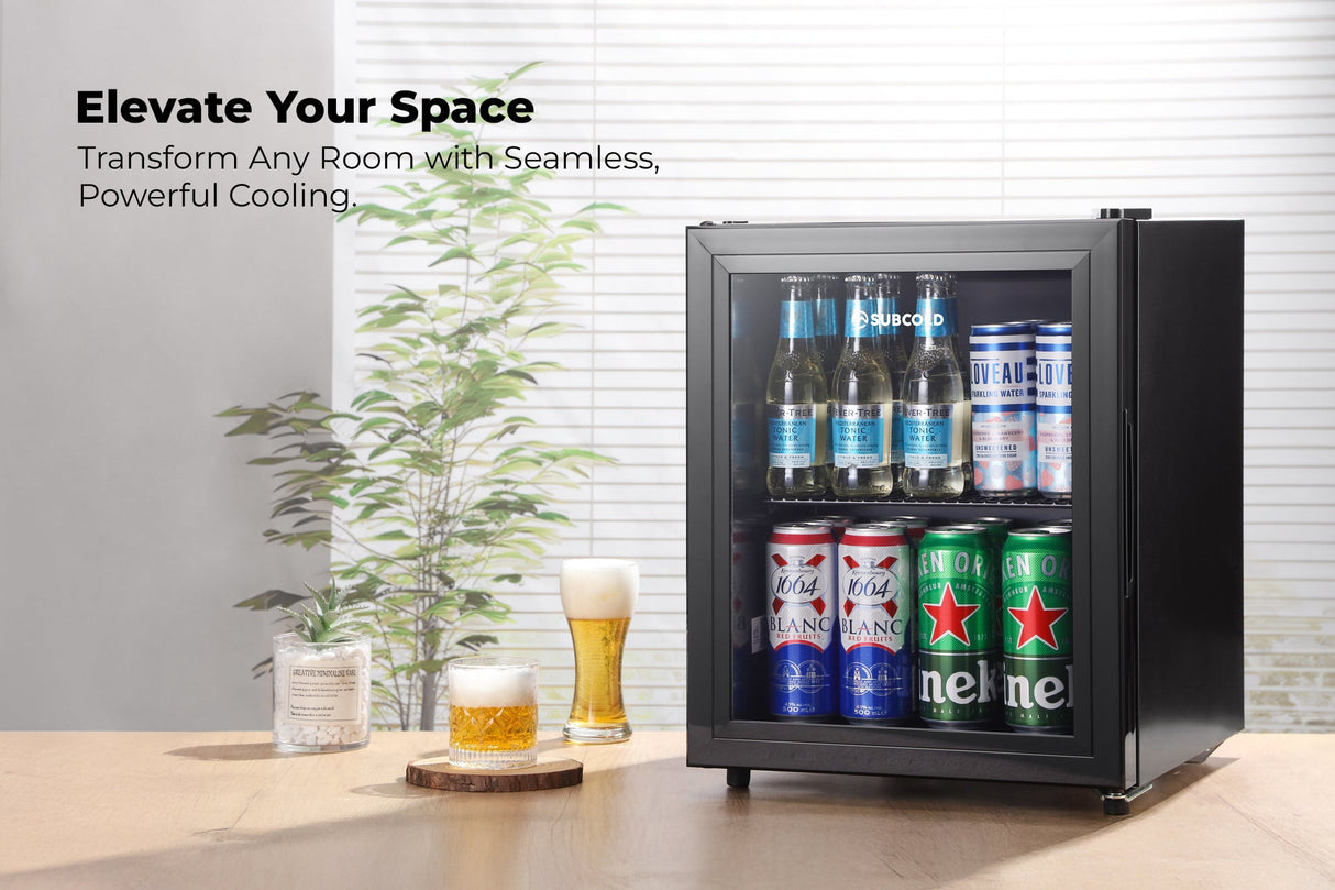 Subcold Cave35-G Glass Door Beer Fridge | 32L